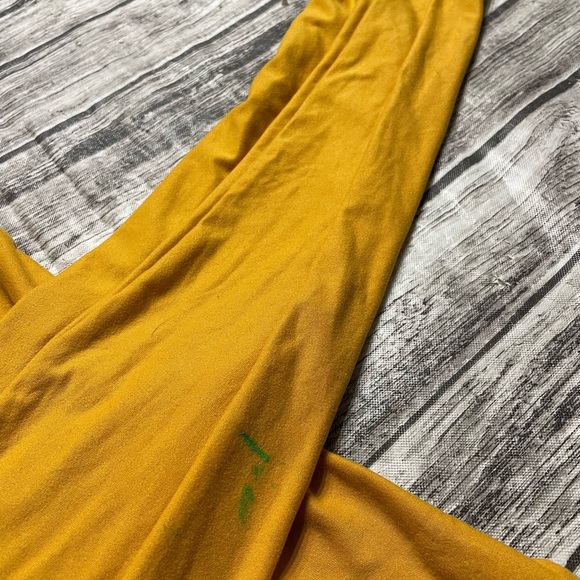 Juniors Medium 7/9 NoBo mistard yellow long sleeve shirt with boho print owl - Picture 7 of 7